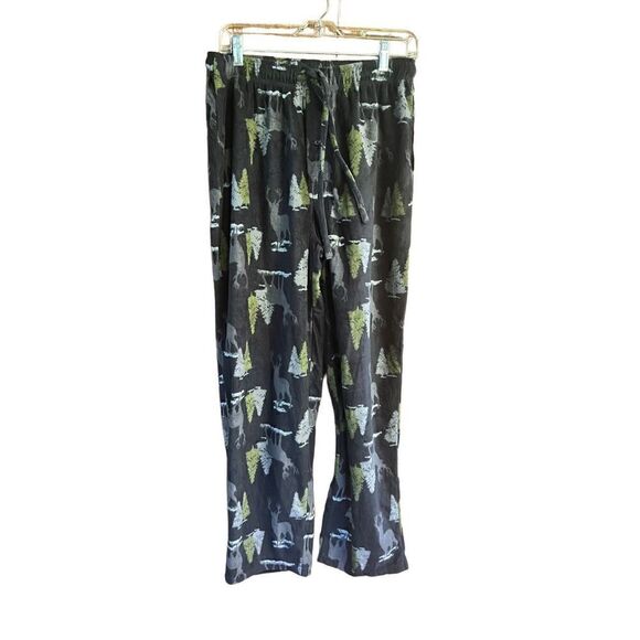 Everyday Living Mens * Deer * fleece Lounging Pants Sz M NWT - Picture 2 of 5